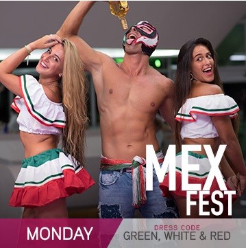 Temptation Resort Theme Night Monday Mex Fest