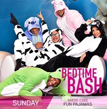 Temptation Resort Theme Night Sunday Bedtime Bash Fun Pajamas.