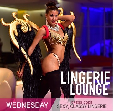 Temptation Resort Theme Night Wednesday Lingerie Lounge.