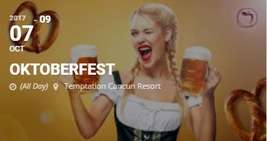 Temptation Resort Cancun Oktoberfest