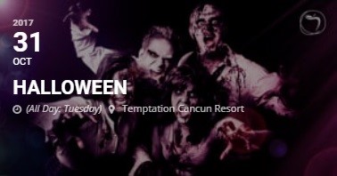 Temptation Resort Cancun Halloween