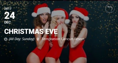 Temptation Resort Cancun Christmas